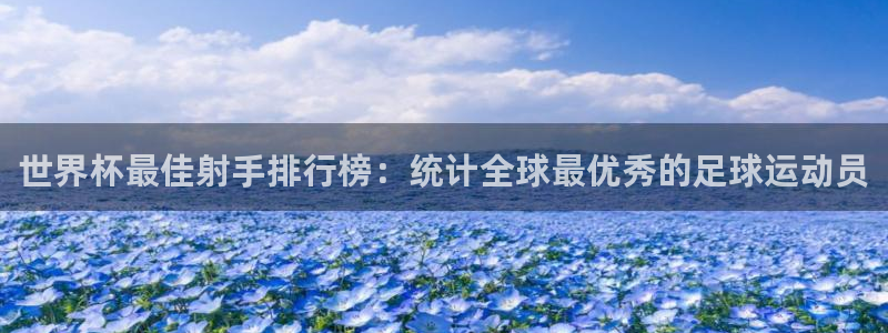 世界杯官网入口：世界杯最佳射手排行榜：统计全球最优秀的足球运动员